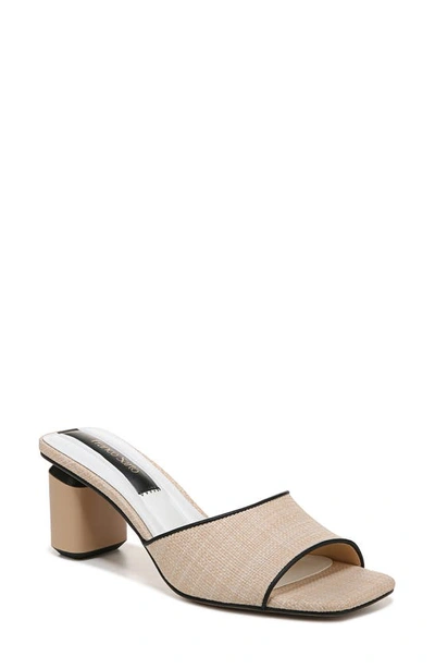 Franco Sarto Linley Slide Sandals Women's Shoes In Beige Raffia