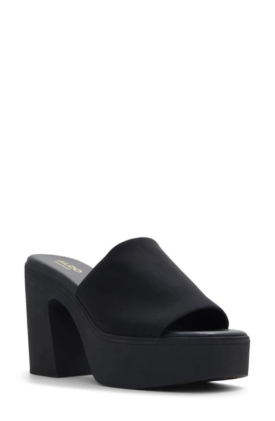 Aldo Women's Cassey Square-toe Platform Dress Sandals In Black