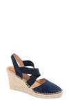 Patricia Green Mila Espadrille Sandals With Elastic Straps In Blue