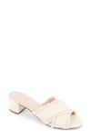 Patricia Green Kate Fringe Slide In Cream