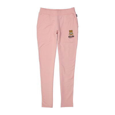 Moschino Underwear Logo Sweatpants In Pink