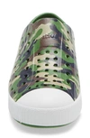 Native Shoes Kids' Jefferson Water Friendly Perforated Slip-on In Rio Green/shell White/camo