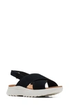 Clarks Dashlite Wish Platform Sandal In Black