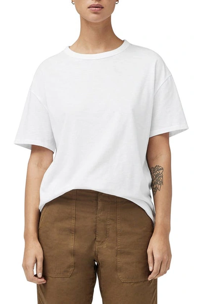 Rag & Bone Boyfriend Pima Cotton T-shirt In White