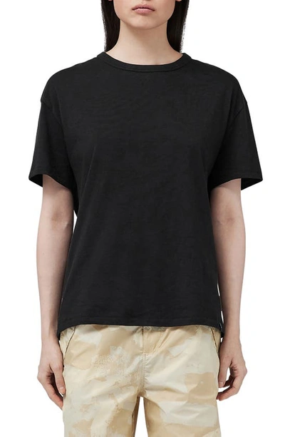 Rag & Bone Boyfriend Pima Cotton T-shirt In Black