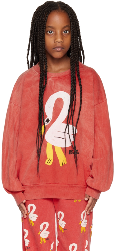 Bobo Choses Kids Red Pelican Sweatshirt