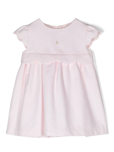 Patachou Babies' Girls Pale Pink Cotton Dress