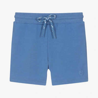 Mayoral Kids' Boys Blue Cotton Jersey Shorts