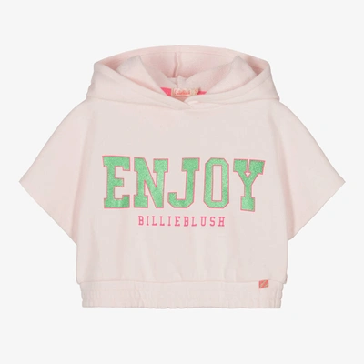 Billieblush Babies' Girls Pink Cotton Hooded Sweatshirt