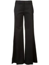 Nili Lotan Irene Wool-twill Wide-leg Pants In Black