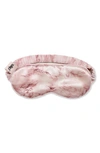 Slip Pure Silk Sleep Mask In Pink Marble