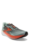 Brooks Hyperion Max Running Shoe In Blue Surf/cherry/nightlife