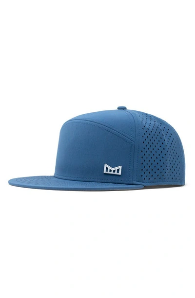 Melin Hydro Trenches Snapback Baseball Cap In Steel Blue