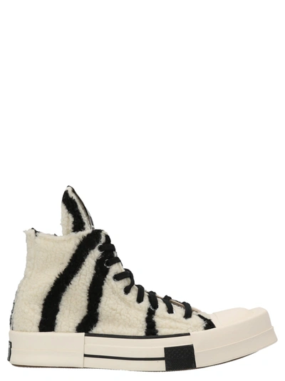 Drkshdw Drkshw X Converse 'turbodrk Hi' Sneakers In White/black