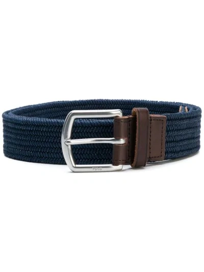 Polo Ralph Lauren Woven Belt In Blue