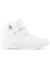 Mastermind Japan Skull Print Hi-tops In White