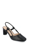 Journee Collection Margeene Slingback Pump In Black