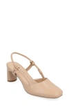 Journee Collection Margeene Slingback Pump In Taupe