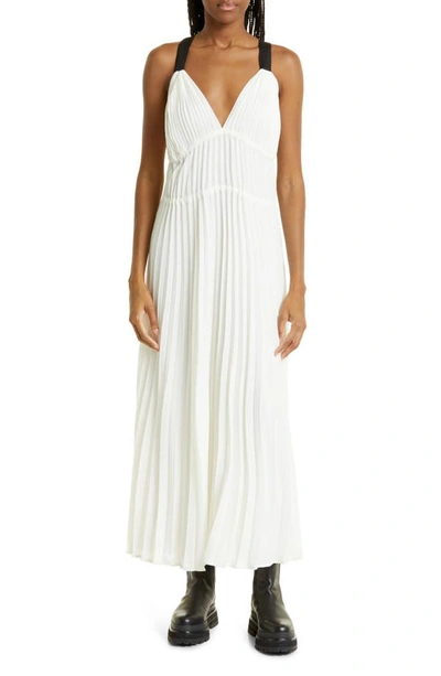 Proenza Schouler White Label Poenza Schoulder White Label Broomstick Pleated Tank Dress In Off White