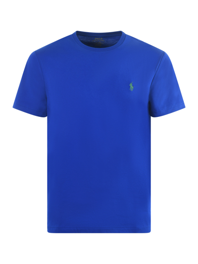 Polo Ralph Lauren T-shirt  Men Color Sapphire In Blu Cobalto