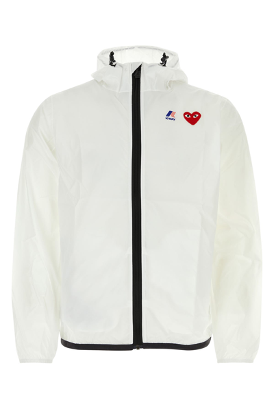 Comme Des Garçons Play Jacket Comme Des Garcons Play Men Color White