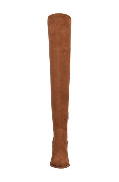 Marc Fisher Ltd Okun Faux Leather Tall Boot In Medium Natural