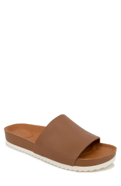 Gentle Souls By Kenneth Cole Montauk Slide Sandal In Luggage