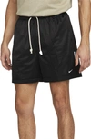 Nike Men's Dri-fit Standard Issue Reversible 6" Basketball Shorts In Black