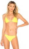 Mikoh X Revolve Ahulani Bikini Top In Yellow