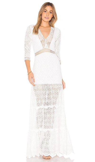 Nightcap The Hazel Gown In White