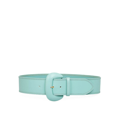 Essentiel Antwerp Drebel Leather Belt In Green