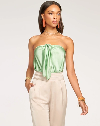 Ramy Brook Harriet Halter Tank Top In Pistachio