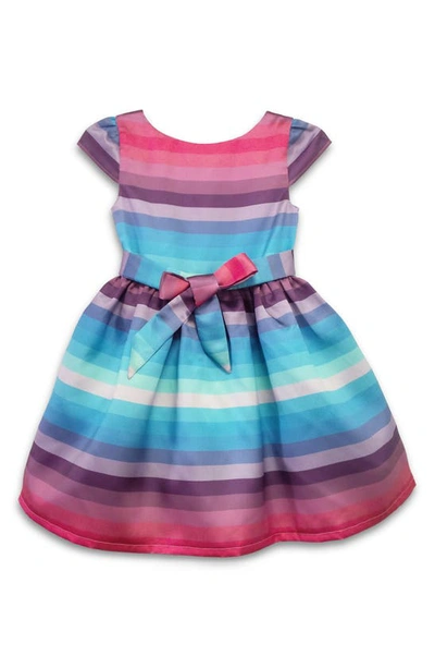Joe-ella Kids' Stripe Dress In Blue
