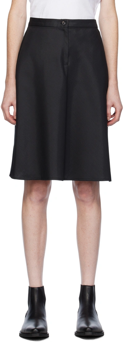 Our Legacy High-waist Miniskirt In Black