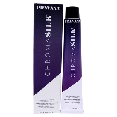 Pravana Chromasilk Creme Hair Color - 6.5 Dark Mahogany Blonde For Unisex 3 oz Hair Color In Silver