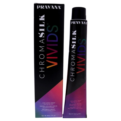 Pravana Chromasilk Vivids Long-lasting Vibrant Color - Orange For Unisex 3 oz Hair Color In Red