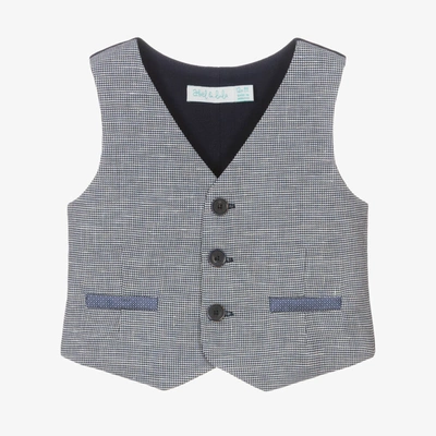 Abel & Lula Babies' Boys Blue Vest