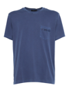 Fay T-shirt In Cotton In Blu
