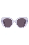 Loewe Oversized Acetate Butterfly Sunglasses In Violet