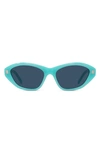 Givenchy 4g Logo Acetate Cat-eye Sunglasses In Shiny Light Blue/blue