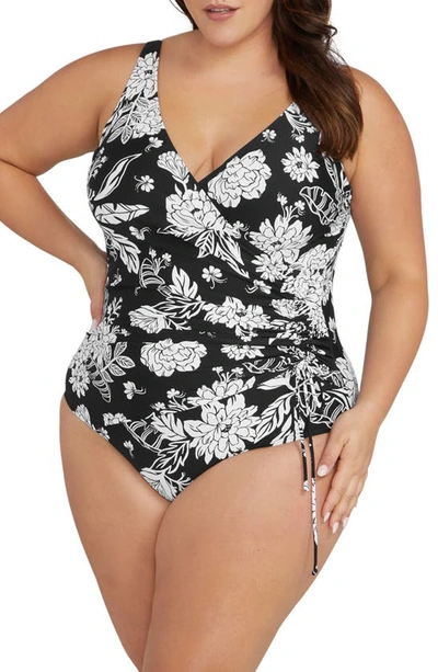 Artesands Plus Size Rembrant One-piece Swimsuit In Black