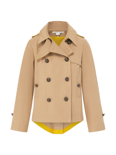 Veronica Beard Watts Dickey Trench Khakisunset In Khaki Sunset