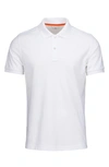 Swims Sunnmore Solid Piqué Polo In White