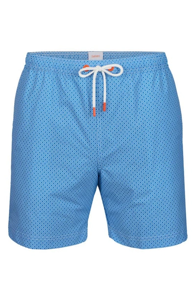 Swims Men's Fiordo Printed Swim Shorts In Sail Blue
