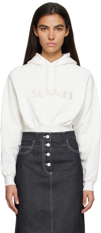 Sunnei Hoodie In White