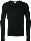 John Smedley Crew Neck Jumper In Black