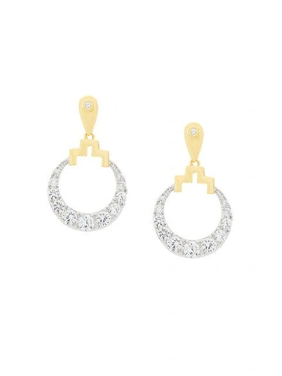 V Jewellery Bianca Earrings - Metallic