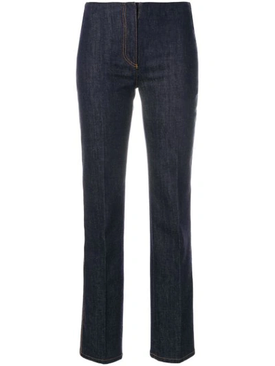 Fendi Straight-leg Tailored Jeans In Blue