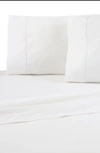 Martex Set Of 2 Solid 700 Thread Count 100% Supima Cotton Pillowcases In Bright White