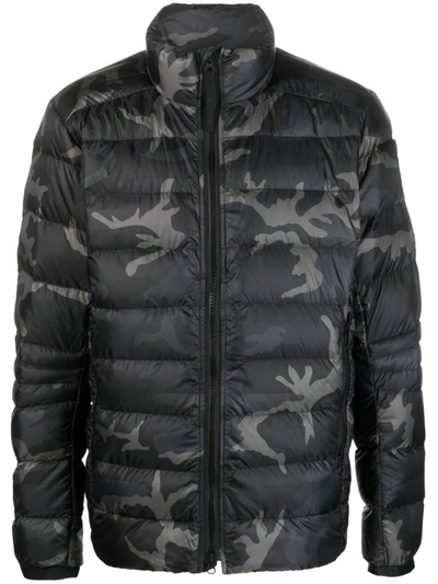 Canada Goose Crofton Slim-fit Quilted Camouflage-print Ripstop Down Jacket In Black